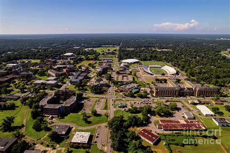 Aerial photo of FAMU campus Tallahassee Leon County Photograph by Felix Mizioznikov - Pixels