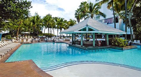 Pool bar at The Condado Plaza Hilton in Puerto Rico #travel | Caribbean hotels, Cool pools, Hotel