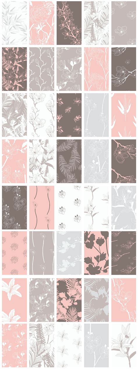 35 Floral Patterns And 8 Instagram Templates - Design Cuts