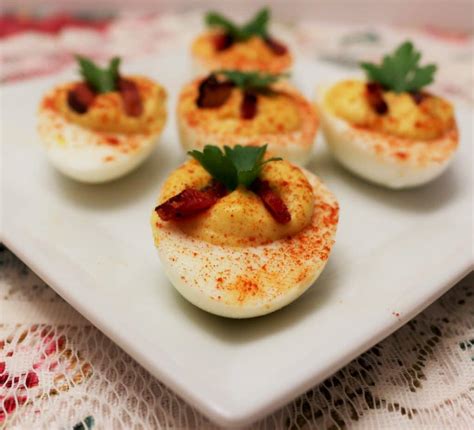 Deviled Eggs with Bacon | Homemade Food Junkie