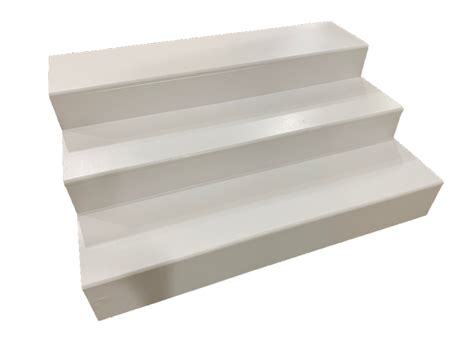 Box Step – White Painted (3 step for 24″ stage) – Professional Party ...