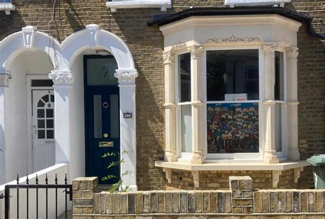 Victorian bay window replacement, London home, including new lead roof ...