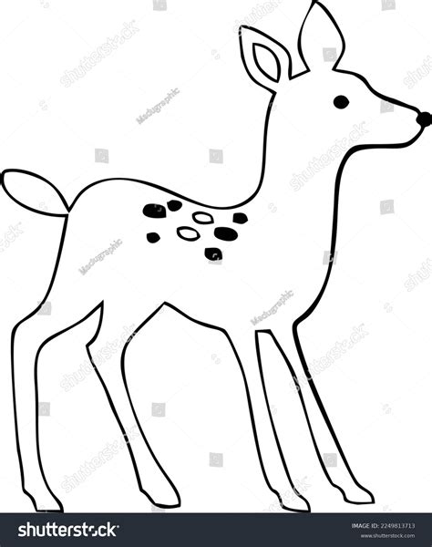 Animal Simple Cartoon Drawing Art Sketch Stock Vector (Royalty Free ...