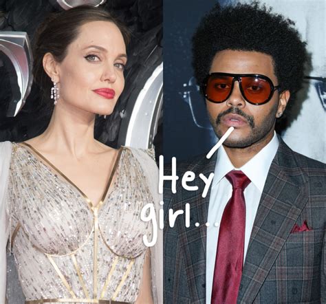 OMG Angelina Jolie & The Weeknd Were Spotted Out On Dinner Date Together! - Perez Hilton