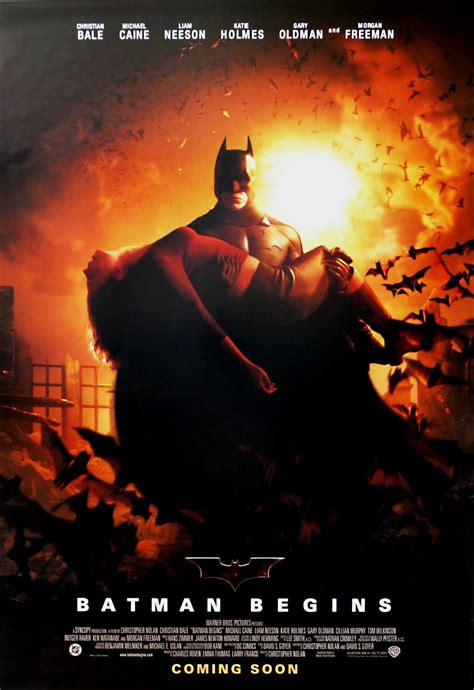 The Geeky Nerfherder: Movie Poster Art: Batman Begins (2005)