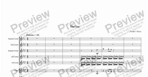 The Sea - Download Sheet Music PDF file