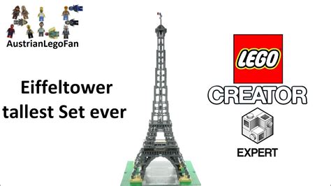 Lego Creator Expert 10181 Eiffel Tower - Lego Speed Build Review - YouTube