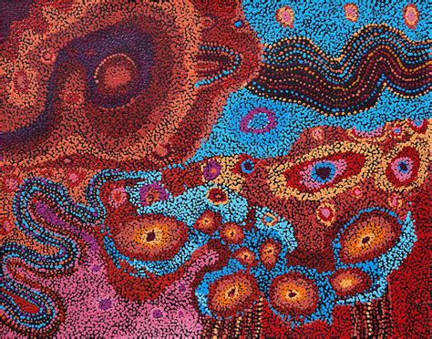 Andrea Adamson Tiger - Seven Sisters Dreaming - Japingka Aboriginal Art