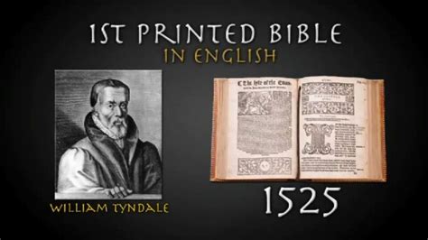 The Bible. William Tyndale did the first English translation of the new ...