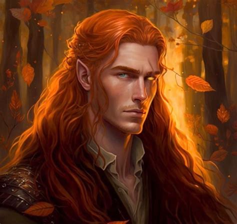 Pin by Michelle Agosto on Lucien in 2023 | Red hair men, Red hair elf, Fantasy art men