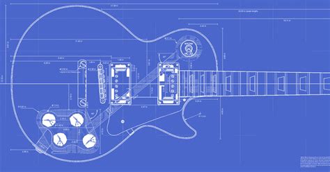 Les Paul Guitar Outline