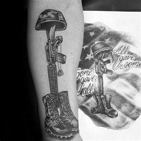 50 Fallen Soldier Tattoo Designs for Men [2024 Guide] | Soldier tattoo ...