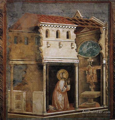 Giotto Di Bondone Legend Of St Francis: 4. Miracle Of The Crucifix (upper Church, San Francesco ...