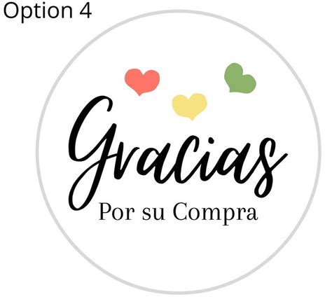 Gracias Por Su Compra Stickers Different Variations Available - Etsy México | Tarjetas de ...