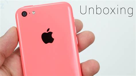 Pink iPhone 5c Unboxing, Hands On - YouTube