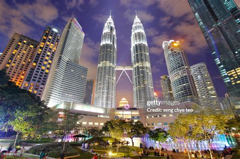 Night View Of Klcc High-Res Stock Photo - Getty Images