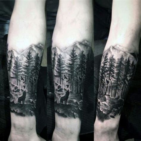 Pin en Tattoo & Flash & Ideas | Bosque tatuaje, Media manga tatuaje, Tatuajes chiquitos