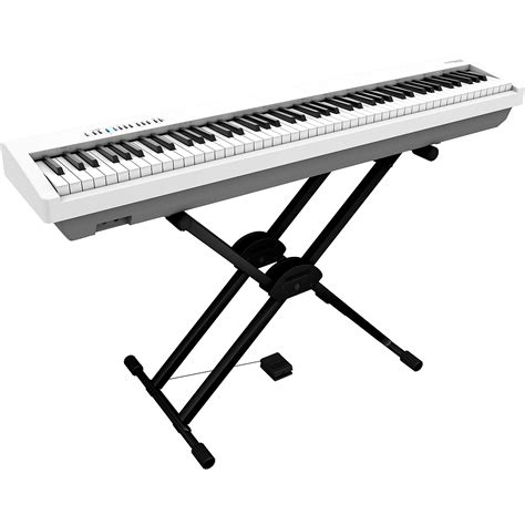 Roland FP-30X Digital Piano with Roland Double Brace X-Stand and DP-2 ...