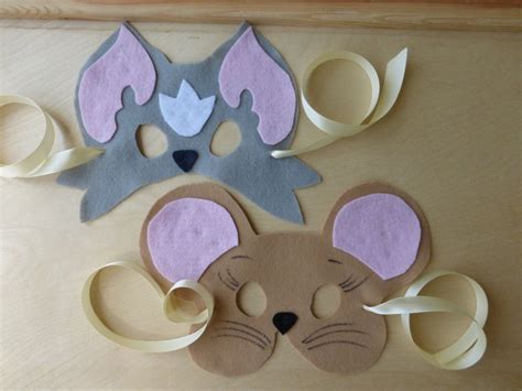 Childrens Tom and Jerry masks kids masks Tom and by FortyRavens