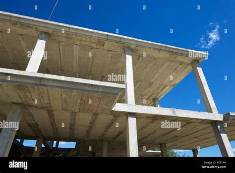 Reinforced concrete slabs of a residential building under construction Stock Photo - Alamy