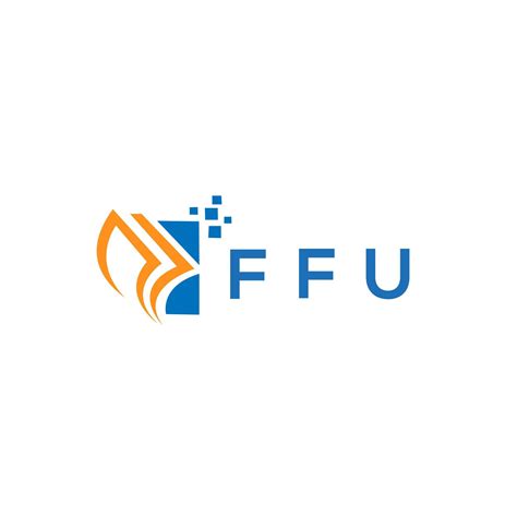 FFU credit repair accounting logo design on white background. FFU ...