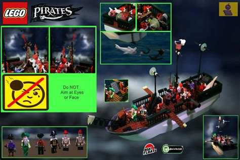 Lego Moc Ghost Pirate Ship Back Of Box by GreatGrandRaizin on DeviantArt