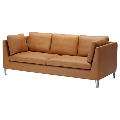 ספה תלת-מושבית STOCKHOLM | Faux leather sofa, Ikea stockholm, Ikea ...