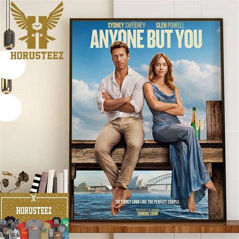 Official Poster Anyone But You With Starring Sydney Sweeney And Glen Powell Home Decor Poster ...