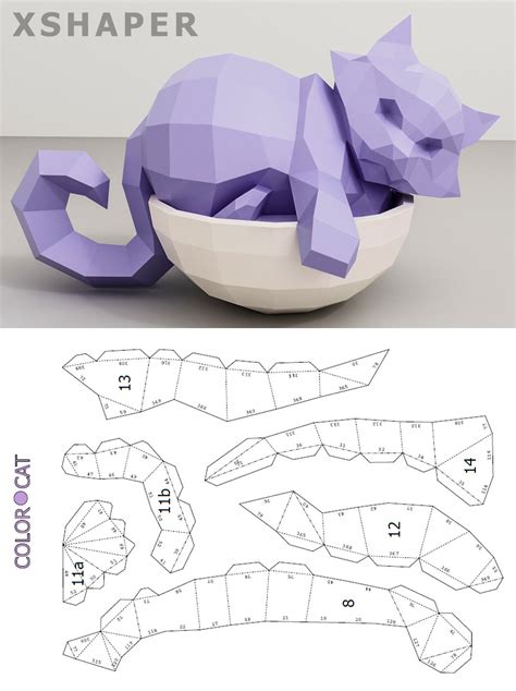 3D Papercraft Templates