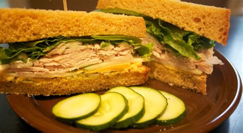 Turkey Sandwiches on Pumpkin Bread