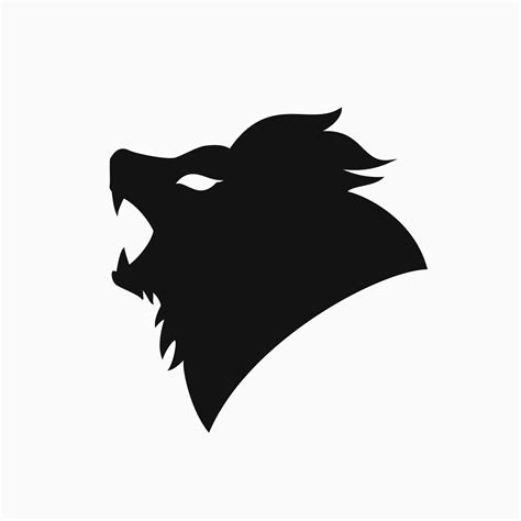 lion head logo concept filled style. black and white. suitable for logo, icon, symbol and sign ...