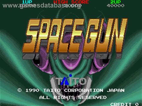 Space Gun - Arcade - Artwork - Title Screen