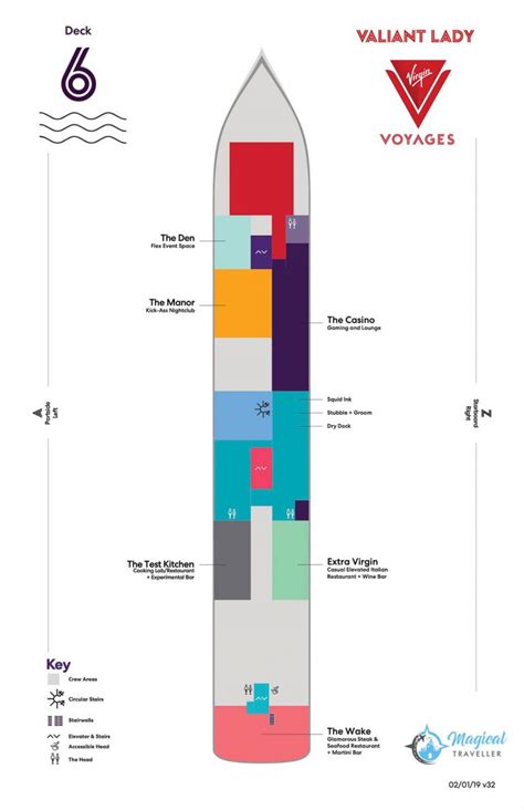 Valiant Lady Deck Plan: A Comprehensive Deck-by-Deck Tour | Magical ...