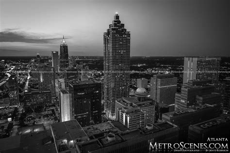 Atlanta Skyline Black and White - MetroScenes.com - Black and White ...