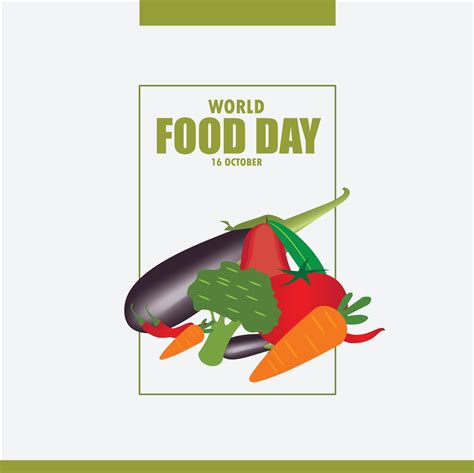 World Food Day vector illustration suitable for social media, banners ...