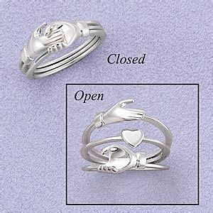 Sterling Heart in Hands Puzzle Ring | Puzzle ring, My jewellery, Rings