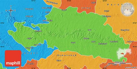 Political Map of Beed