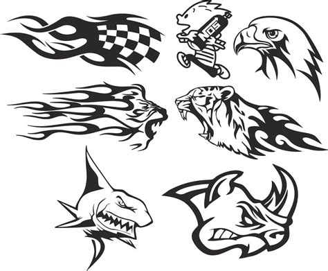 Car Decal Free Vector Download CDR EPS SVG DXF