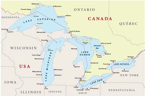 The Eight US States Located in the Great Lakes Region | Great lakes, Great lakes region, Lake