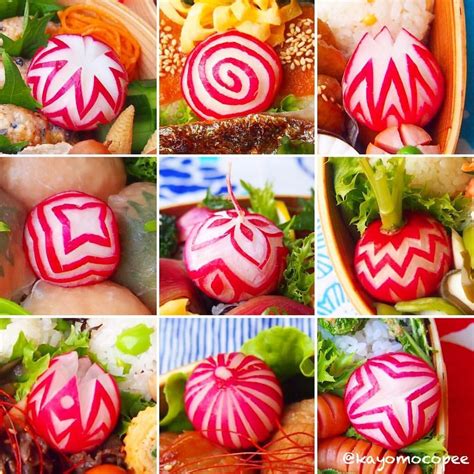 radish carving - carving radish - DiyForYou | Food art, Vegetable decoration, Fruit carving