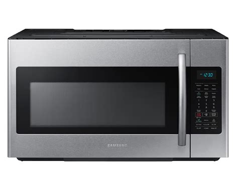 Samsung ME18H704SFS 1.8 cu.ft. Over-the-Range Microwave w/ Sensor ...