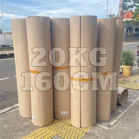 Jual Kardus Lembaran Packing Murah Single Face 160cm / Corrugated Roll / Karton Packing 20kg ...