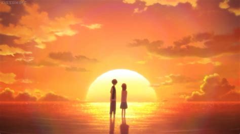 Beautiful Anime sunset | Dark landscape, Aesthetic anime, Anime scenery
