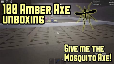 Roblox Lumber Tycoon 2 | 100 Chances for the Mosquito Axe | 100 Amber ...