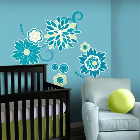 Items similar to Flower Fun Nursery Vinyl Wall Decals - nursery art - nursery decor on Etsy