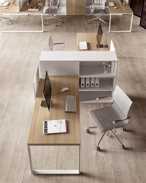 Modular Workstation Design LW 3 - Login Wood