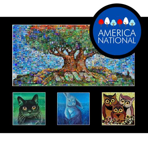 America Connects Mural 3 TILE CUTOUT MAT + FREE PRINT – Global Roots ...