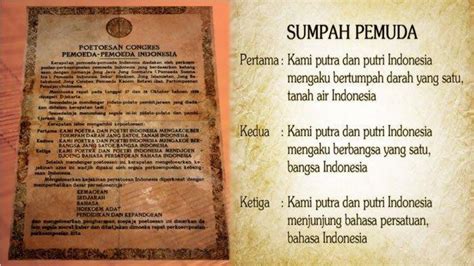 Jelang Peringatan Sumpah Pemuda 28 Oktober, Berikut Isi Teks yang Harus Kita Resapi ...