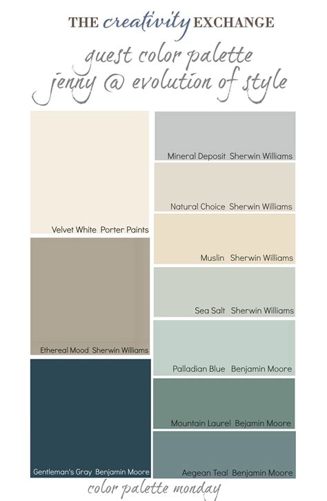 Readers' Favorite Paint Colors {Color Palette Monday}