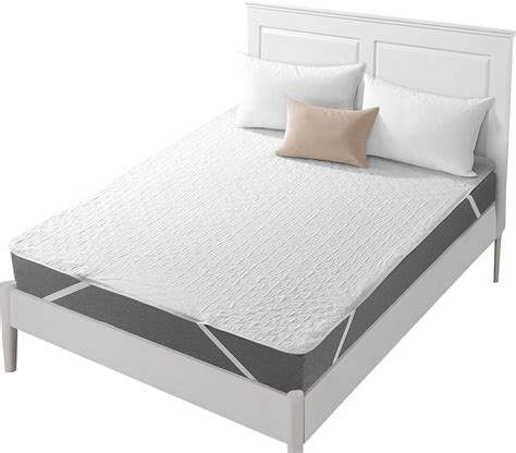 Amazon.com: MIFXIN Quilted Fitted Mattress Protector Cover Queen Size 100% Waterproof ...